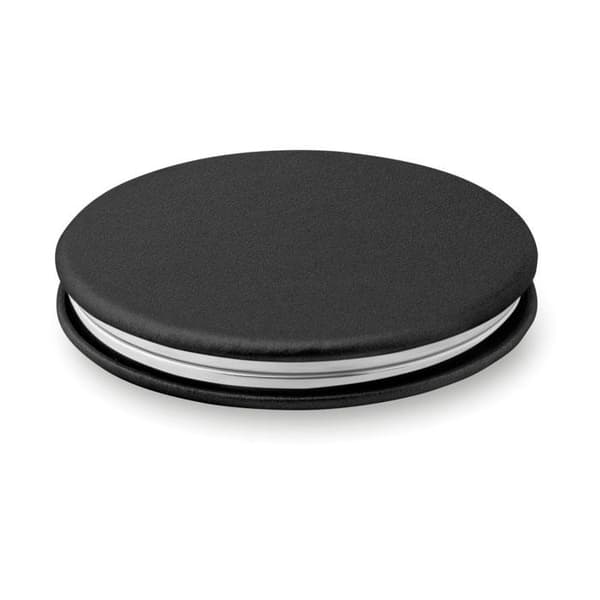 MidOcean Glow PU Rund Handspegel One Size Svart Black One Size