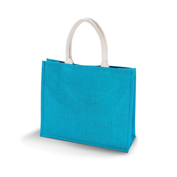 Kimood Dam/Kvinnor Jute Strandväska One Size Turkos Turquoise One Size