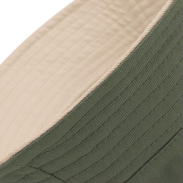 Beechfield Unisex Klassisk Vändbar Hinkhatt LXL Olivgrön Olive Green/ Stone LXL