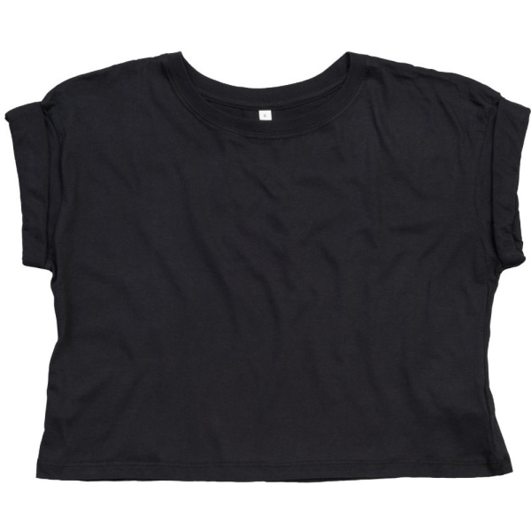 Mantis Dam/Dam Crop Top / Kortärmad T-shirt M Svart Black M