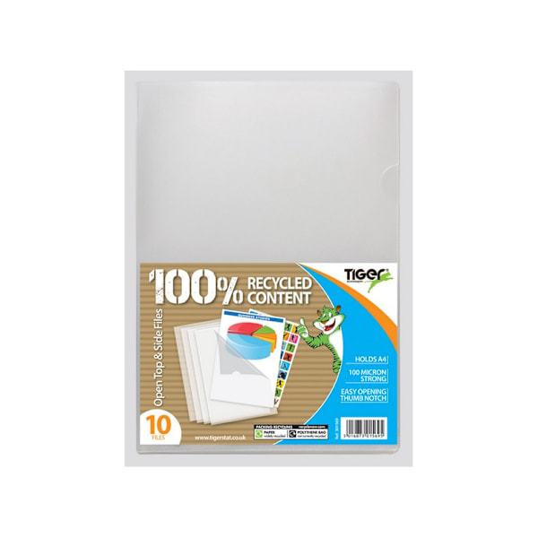 Tiger A4 Arkivmapp (10-pack) One Size Klar Clear One Size