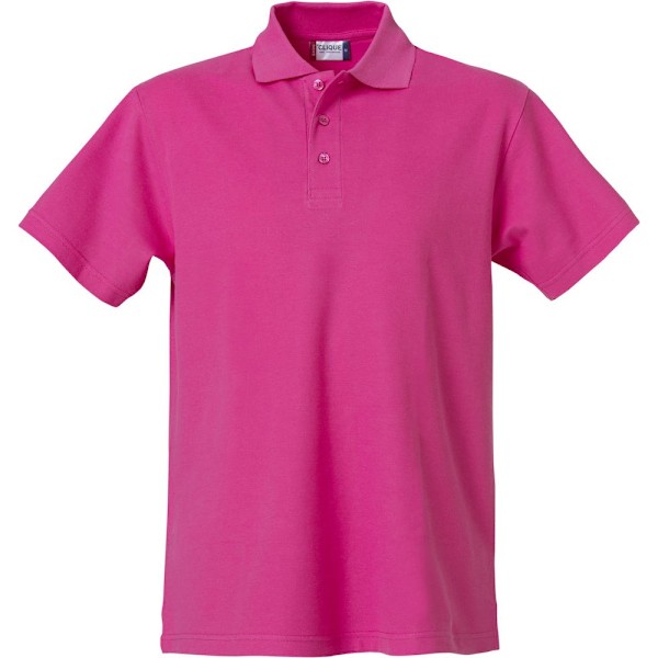 Clique Herr Basic Polotröja M Ljus Cerise Bright Cerise M