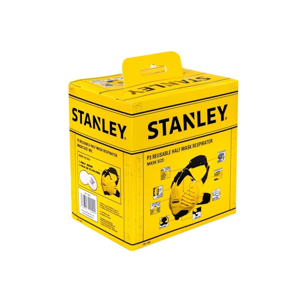 Stanley Andningsskydd P3 R Halvmask S/M Flerfärgad Multi Colour S/M