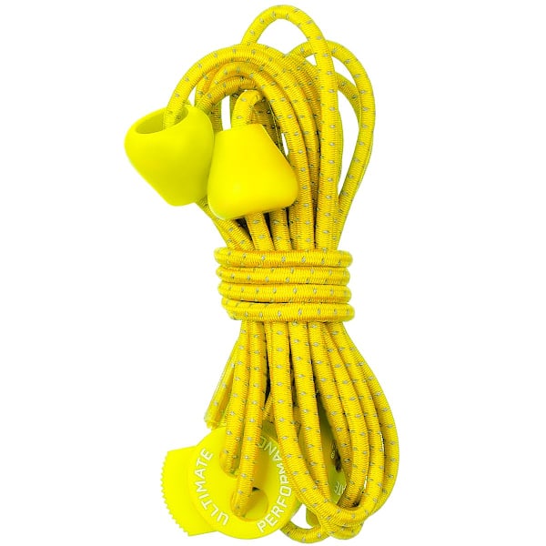 Ultimate Performance Elastiska Skosnören One Size Gul Yellow One Size
