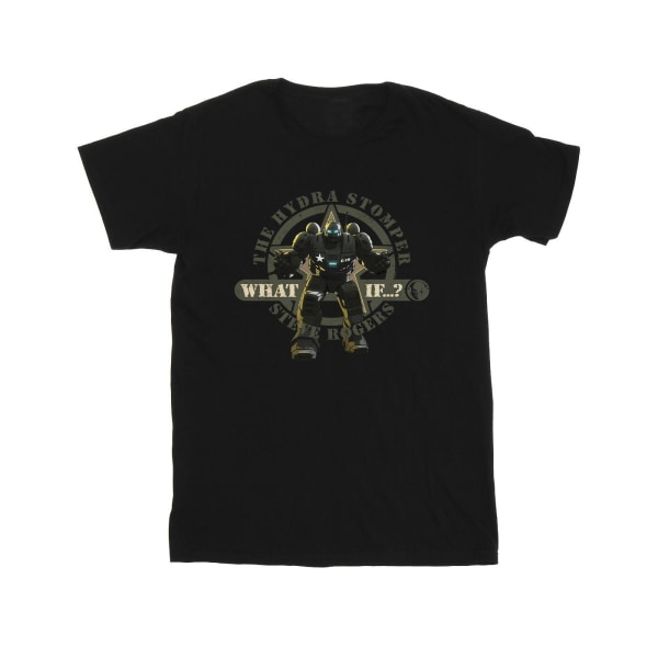 Marvel Boys What If Hydra Stomper Rodgers T-Shirt 12-13 år B Black 12-13 Years