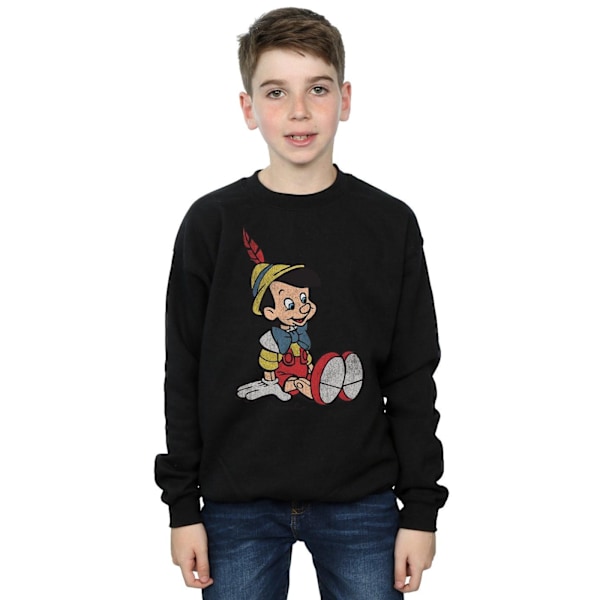 Disney Boys Pinocchio Classic Pinocchio Sweatshirt 5-6 år Blå Black 5-6 Years