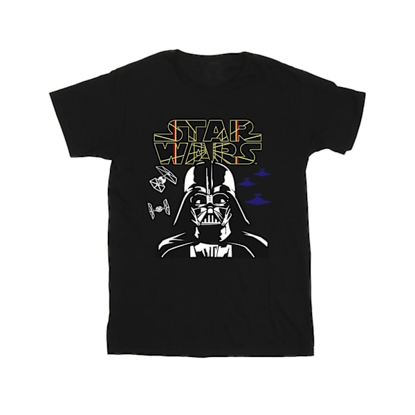 Star Wars Darth Vader Comp Logo T-shirt för män, 4XL, svart Black 4XL
