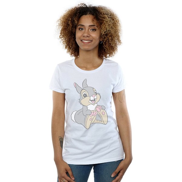 Disney Dam/Dam Classic Thumper Bomull T-shirt S Vit White S