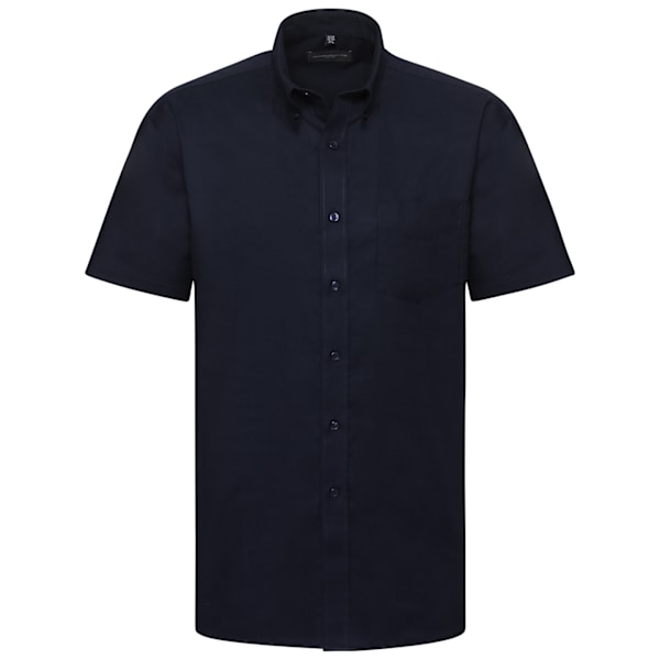 Russell Collection Herr Oxford Skjorta 6XL Bright Navy Bright Navy 6XL