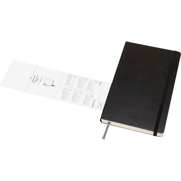 Moleskine 12M Daily L Planner One Size Deep Black Deep Black One Size