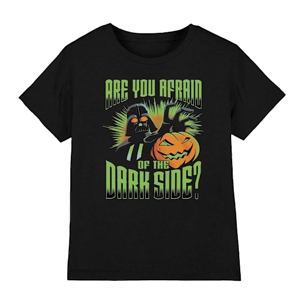 Star Wars Herr T-shirt med Darth Vader från Mörka sidan i bomull, 4XL, svart Black 4XL