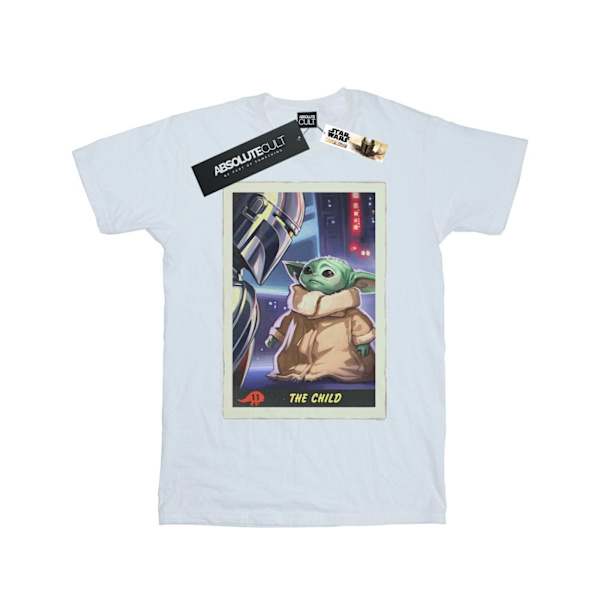 Star Wars The Mandalorian The Child T-shirt för pojkar, 7-8 år White 7-8 Years