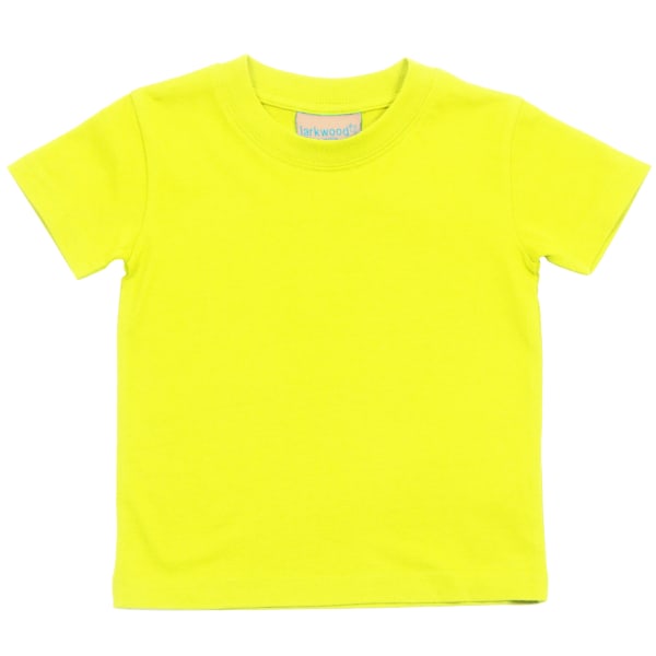 Larkwood Baby/Childrens Crew Neck T-Shirt / Schoolwear 12-18 Su Sunflower 12-18