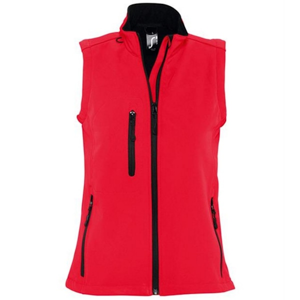 SOLS Dam/Kvinnor Rallye Soft Shell Bodywarmer Jacka L Röd Red L