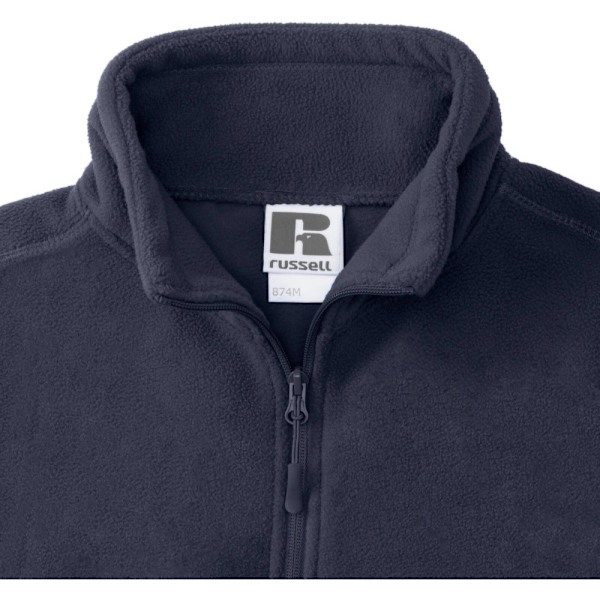 Russell Herr 1/4 Zip Outdoor Fleece Top XL Fransk Marinblå French Navy XL