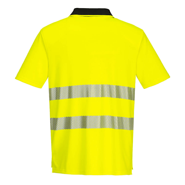 Portwest Herr DX4 High-Vis Poloshirt 4XL Gul/Svart Yellow/Black 4XL