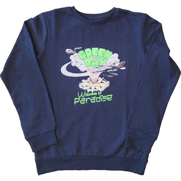 Green Day Barn/Barn Welcome To Paradise Sweatshirt 7-8 År Blue 7-8 Years