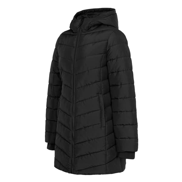 Slazenger Dam Polyester Vadderad Jacka Mellanlång 16 UK Black 16 UK