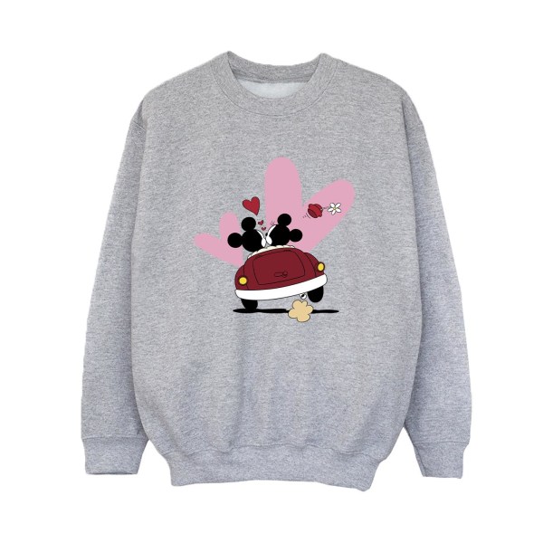 Disney Boys Mickey Mouse Bil Tryck Sweatshirt 5-6 År Sport Sports Grey 5-6 Years