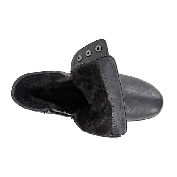 Boulevard Dam/Dam Zip Ankle Boots 7 UK Svart Black 7 UK
