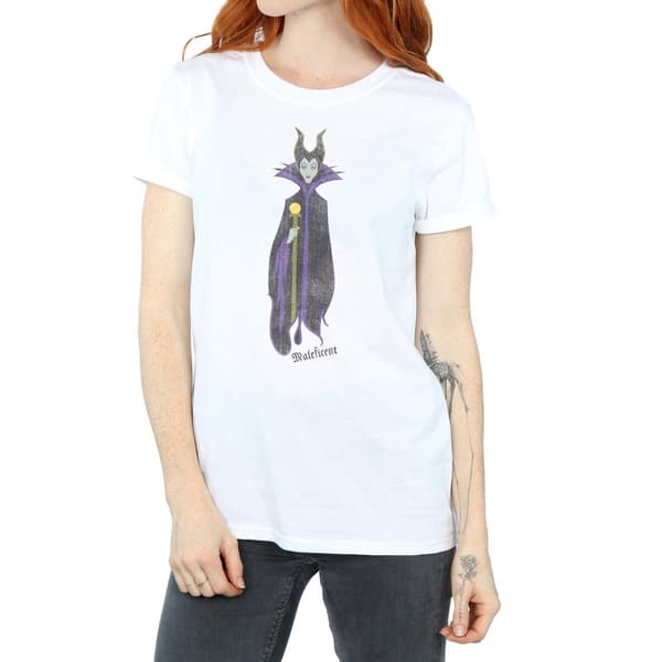 Sleeping Beauty Dam/Damer Klassisk Maleficent Bomull Pojkvän White S