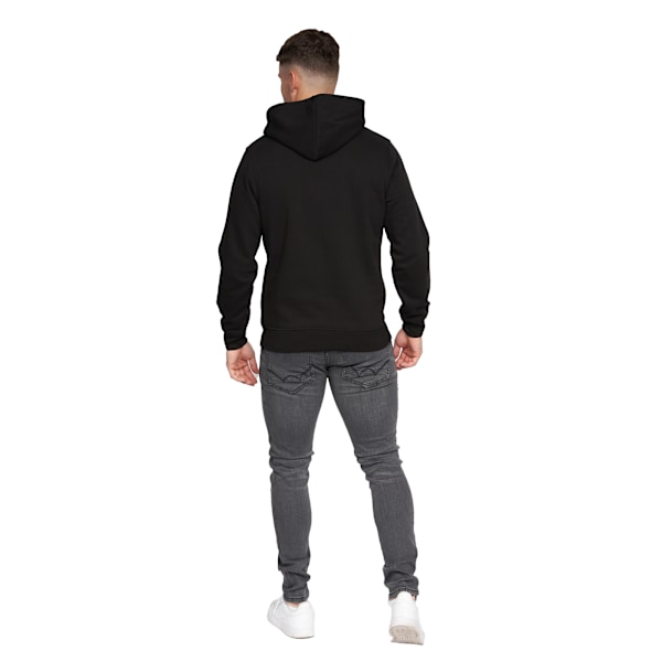 Duck and Cover Mens Pecklar Hoodie S Svart Black S