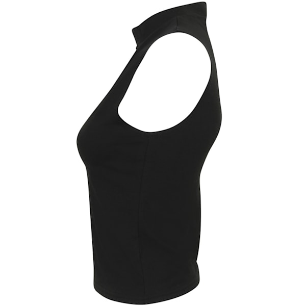 SF Dam/Kvinnor Hög Hals Tank Top XS Svart Black XS