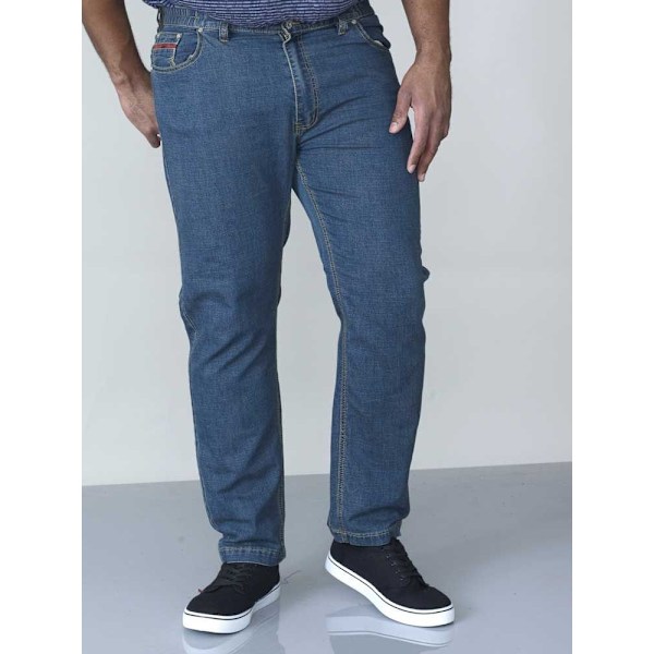 Duke Herr D555 London Bailey Elastiska Midja Kingsize Jeans 5 Blue 58L