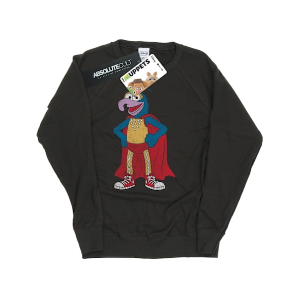 The Muppets Dam/Damer Classic Gonzo Heather Sweatshirt M Li Light Graphite M