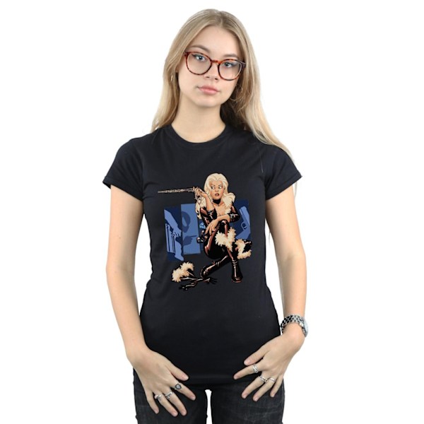 Marvel Womens/Ladies Black Cat Cover Bomull T-shirt M Svart Black M