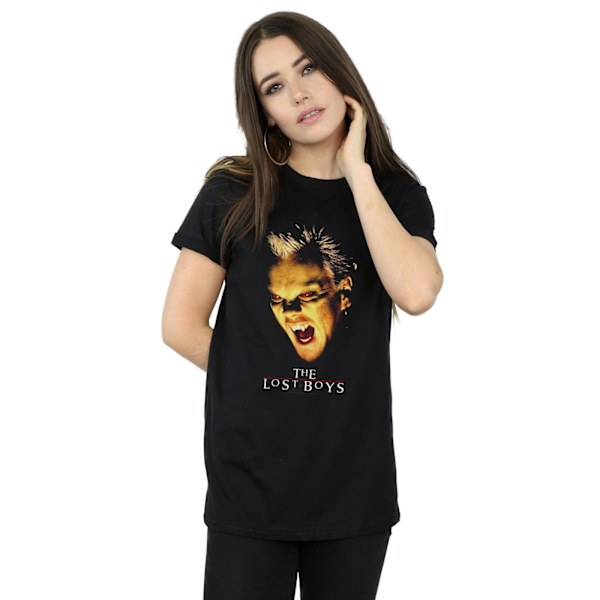 The Lost Boys Dam/Damer David Snarl Färg Bomull Boyfriend Black S