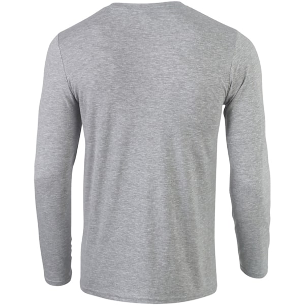 Gildan Herr Soft Style Långärmad T-shirt (5-pack) XL Sport Sport Grey (RS) XL