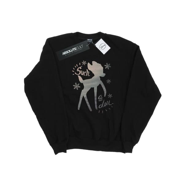Disney Herr Bambi Vinterhjort Sweatshirt M Svart Black M