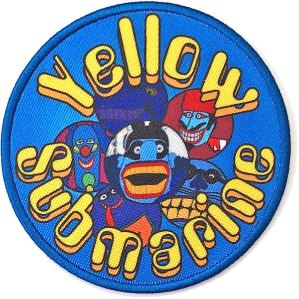 The Beatles Yellow Submarine Baddies Circle Patch One Size Blue Blue One Size