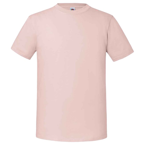 Fruit Of The Loom Mens Iconic 195 Ringspun Premium T-shirt S UK Powder Rose S UK