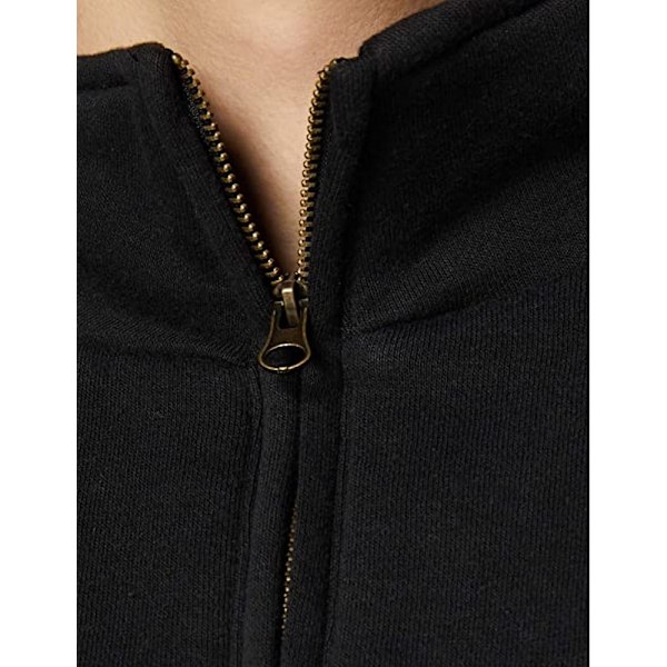 Fruit Of The Loom Premium 70/30 Zip Neck Sweatshirt 4XL Bl Black 4XL