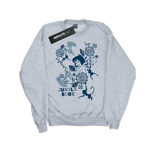 Disney Boys The Jugle Book Mowgli Tale Sweatshirt 7-8 år Spo Sports Grey 7-8 Years