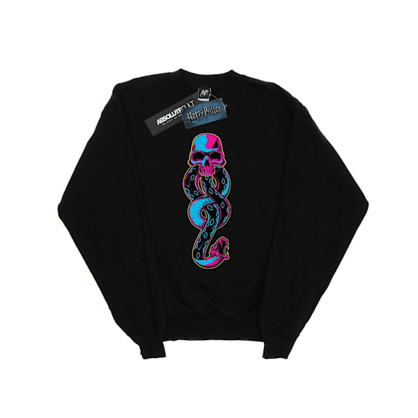 Harry Potter Neon Dark Mark Sweatshirt L Svart Black L