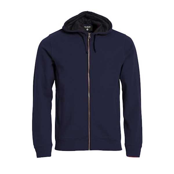 Clique Herr Classic Full Zip Hoodie S Mörkblå Dark Navy S