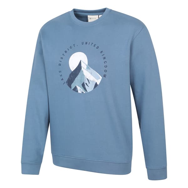 Mountain Warehouse Regional District Lake Sweatshirt för män M Blu Blue M