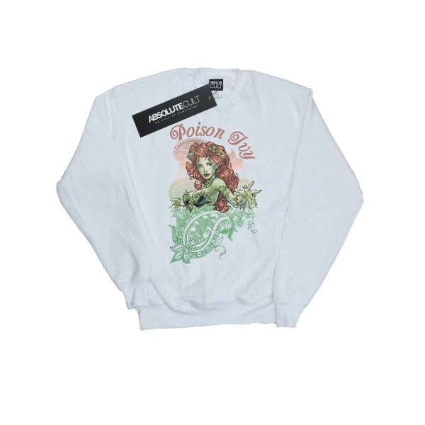 DC Comics Herr Poison Ivy Paisley Sweatshirt 3XL Vit White 3XL
