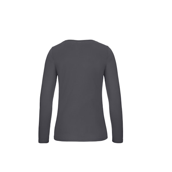 B&C Dam/Damer #E150 Långärmad T-shirt L Mörkgrå Dark Grey L