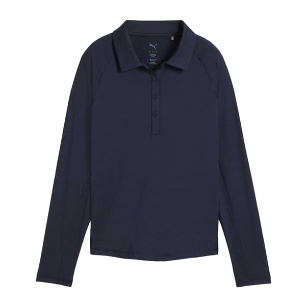 Puma Dam/Kvinnor Elastisk Mudd Skräddarsydd Raglan Långärmad Navy Blazer 14 UK