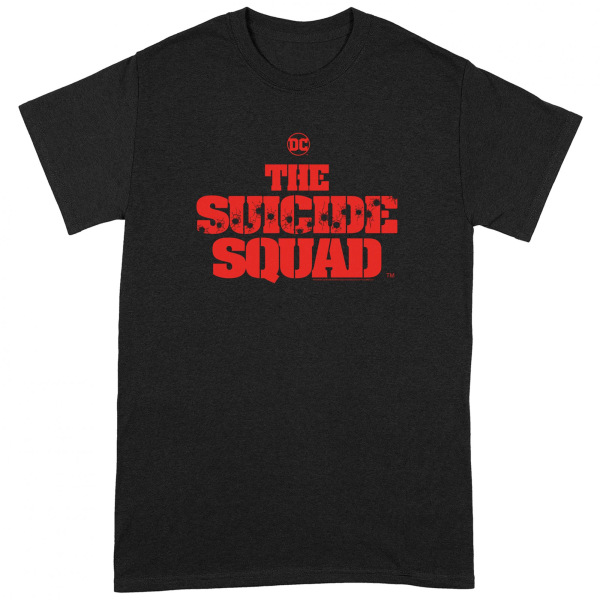 Suicide Squad Unisex Vuxen Logotyp T-shirt L Svart/Röd Black/Red L