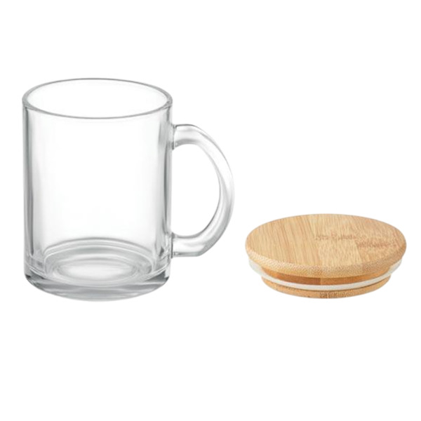 MidOcean Celestial Mugg med Bambulock 300ml One Size Transparent Transparent One Size