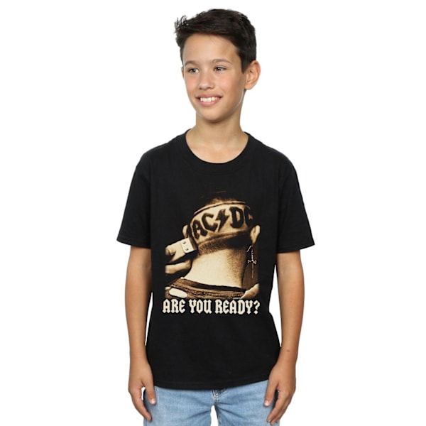AC/DC Boys Are You Ready Hair Shave T-shirt 12-13 år Svart Black 12-13 Years