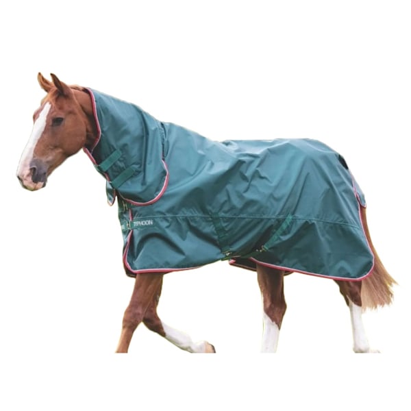 Shires Typhoon Lite Combo Neck Häst Combo Utedäck 152cm Grön Green 60in