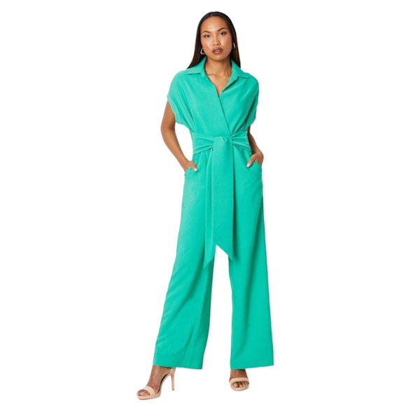 Disney Princess Dam Jumpsuit med knytbälte framtill för dam/kvinnor, 16 UK, grön Green 16 UK