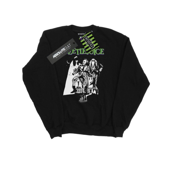 Beetlejuice Herr Mono Poster Sweatshirt M Svart Black M