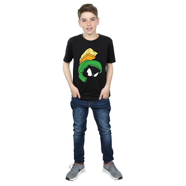 Looney Tunes Boys Marvin The Martian Bomull T-shirt 9-11 år Black 9-11 Years